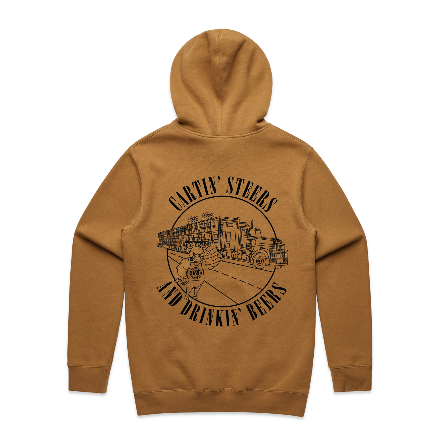 Cartin' Steers And Drinkin' Beers | Men's Hoodie