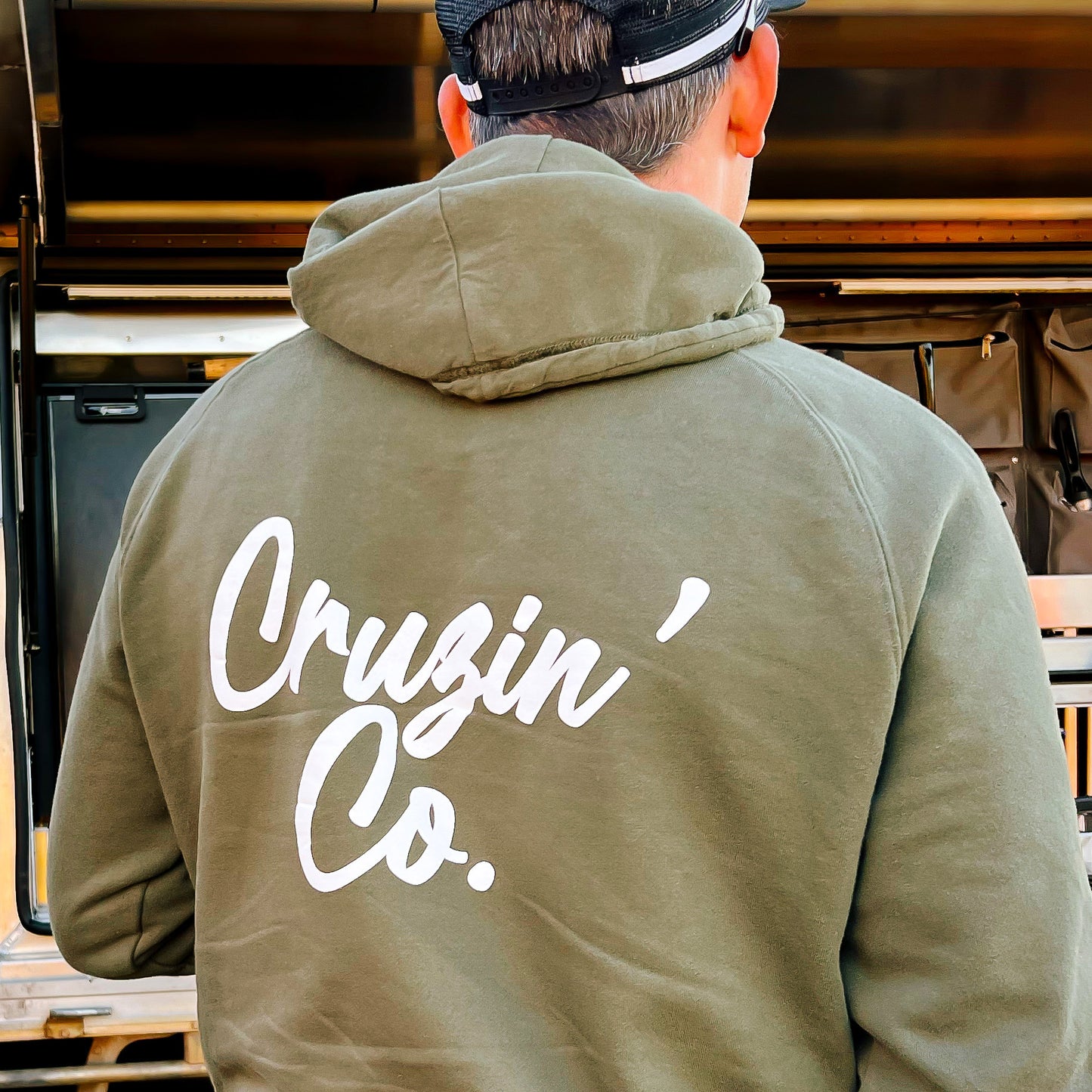 Cruzin' Co. Cursive Logo | Men's Hoodie