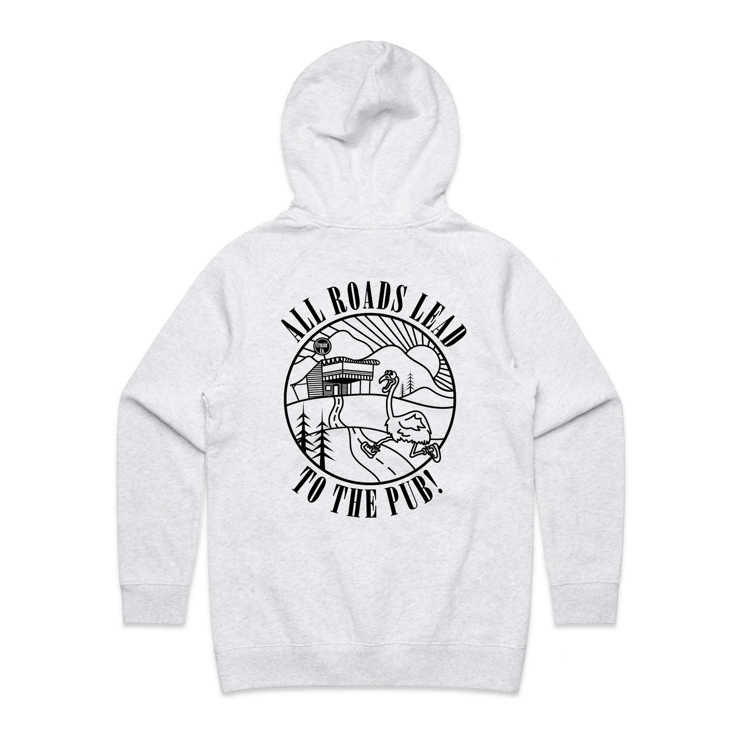 All Roads Lead To The Pub | Ladies Hoodie