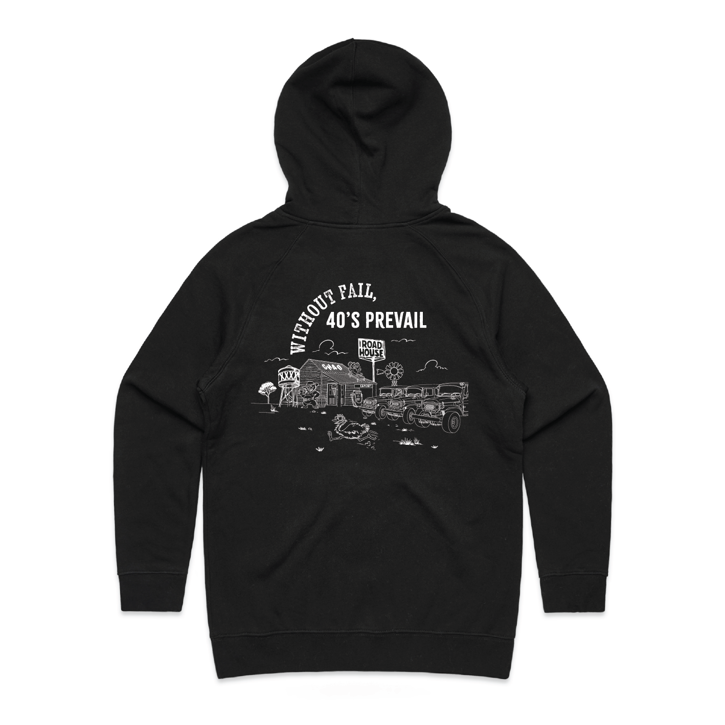 Without Fail, 40's Prevail | Ladies Hoodie