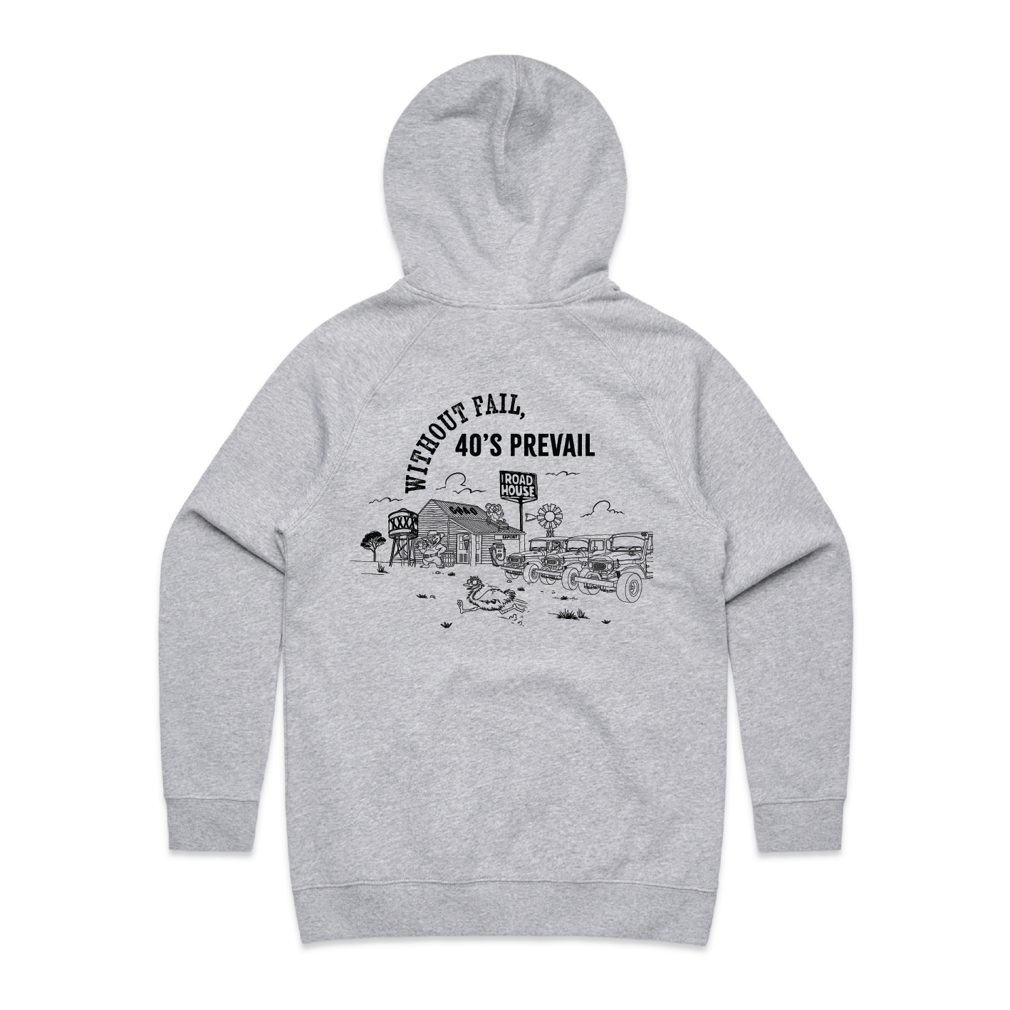 Without Fail, 40's Prevail | Ladies Hoodie