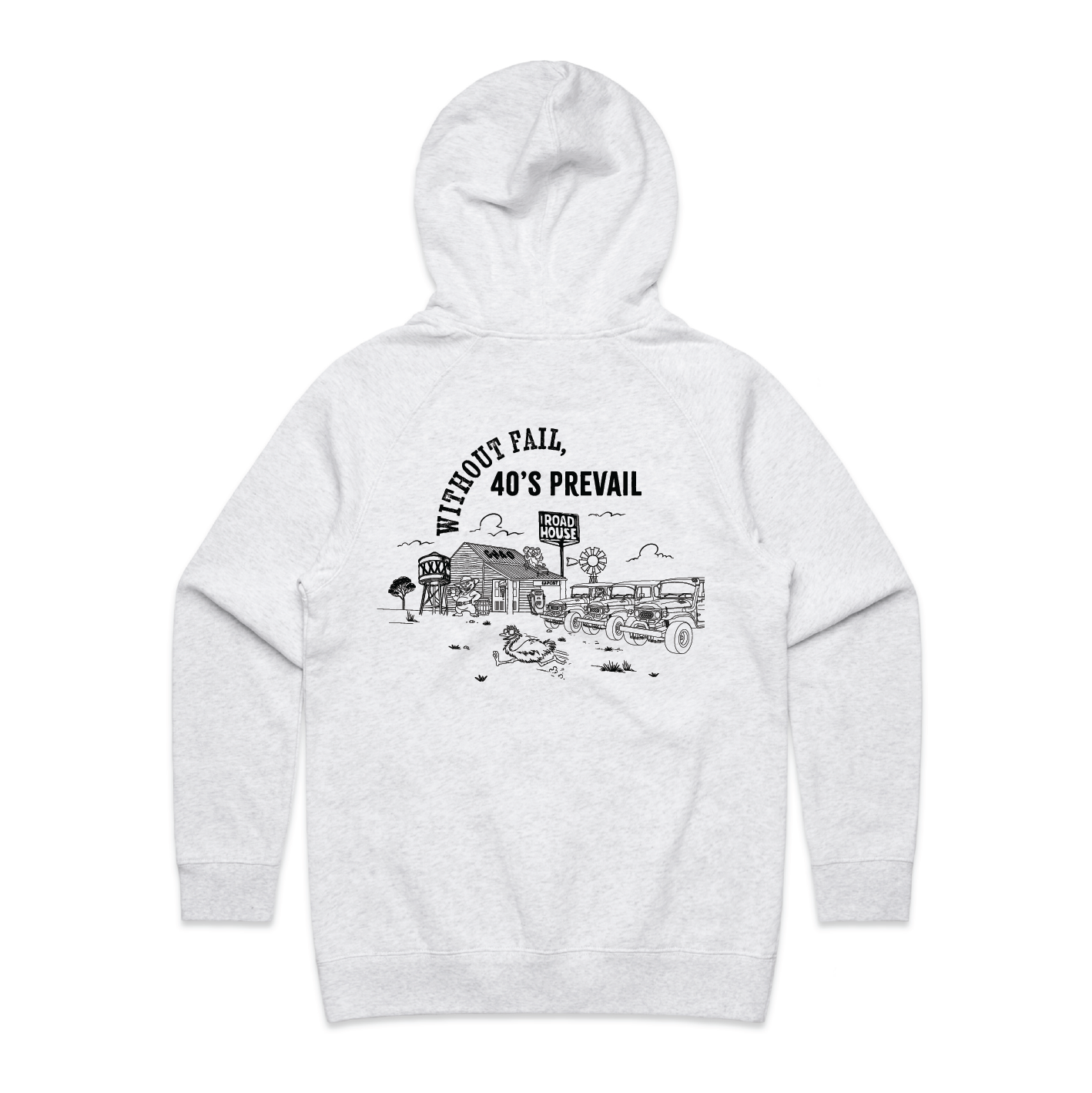 Without Fail, 40's Prevail | Ladies Hoodie