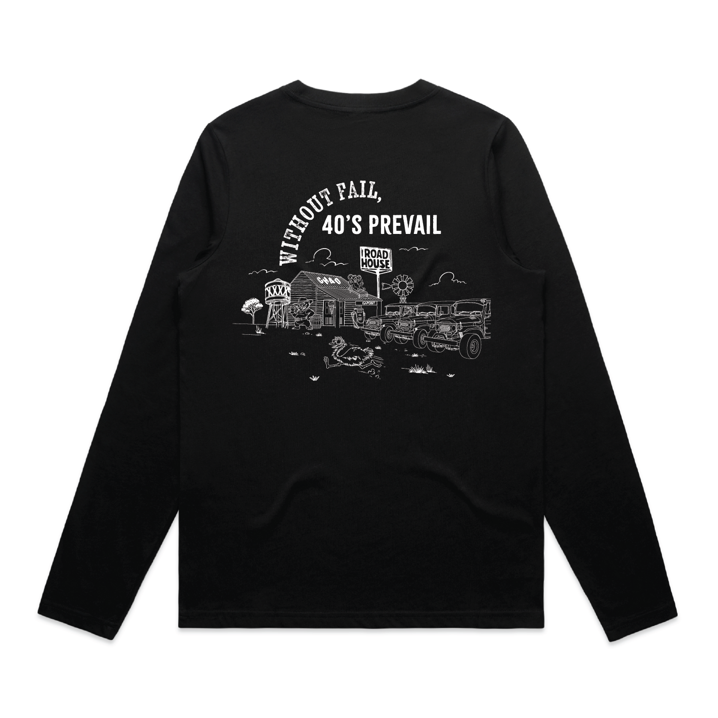 Without Fail, 40's Prevail | Ladies Long Sleeve