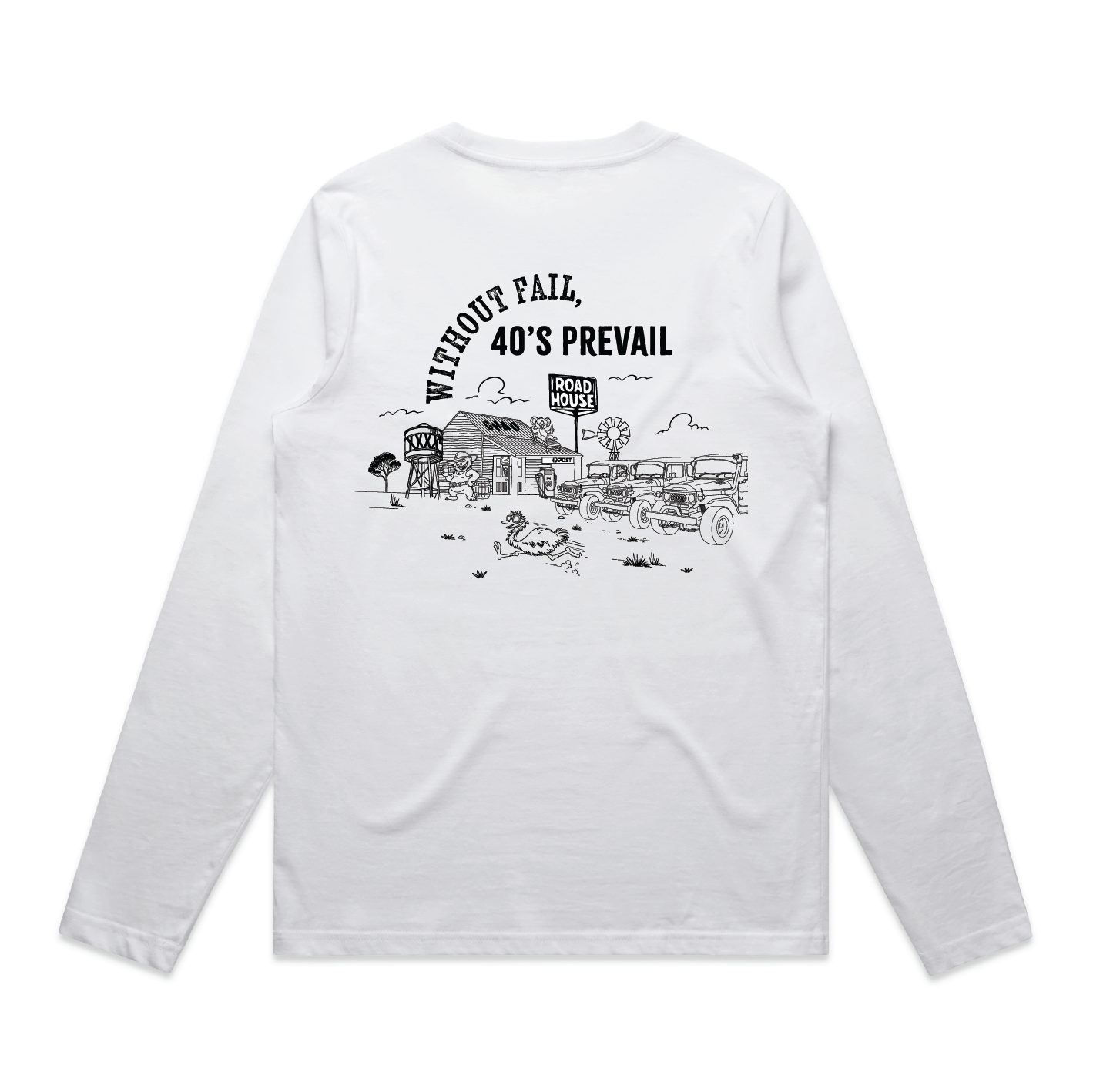 Without Fail, 40's Prevail | Ladies Long Sleeve