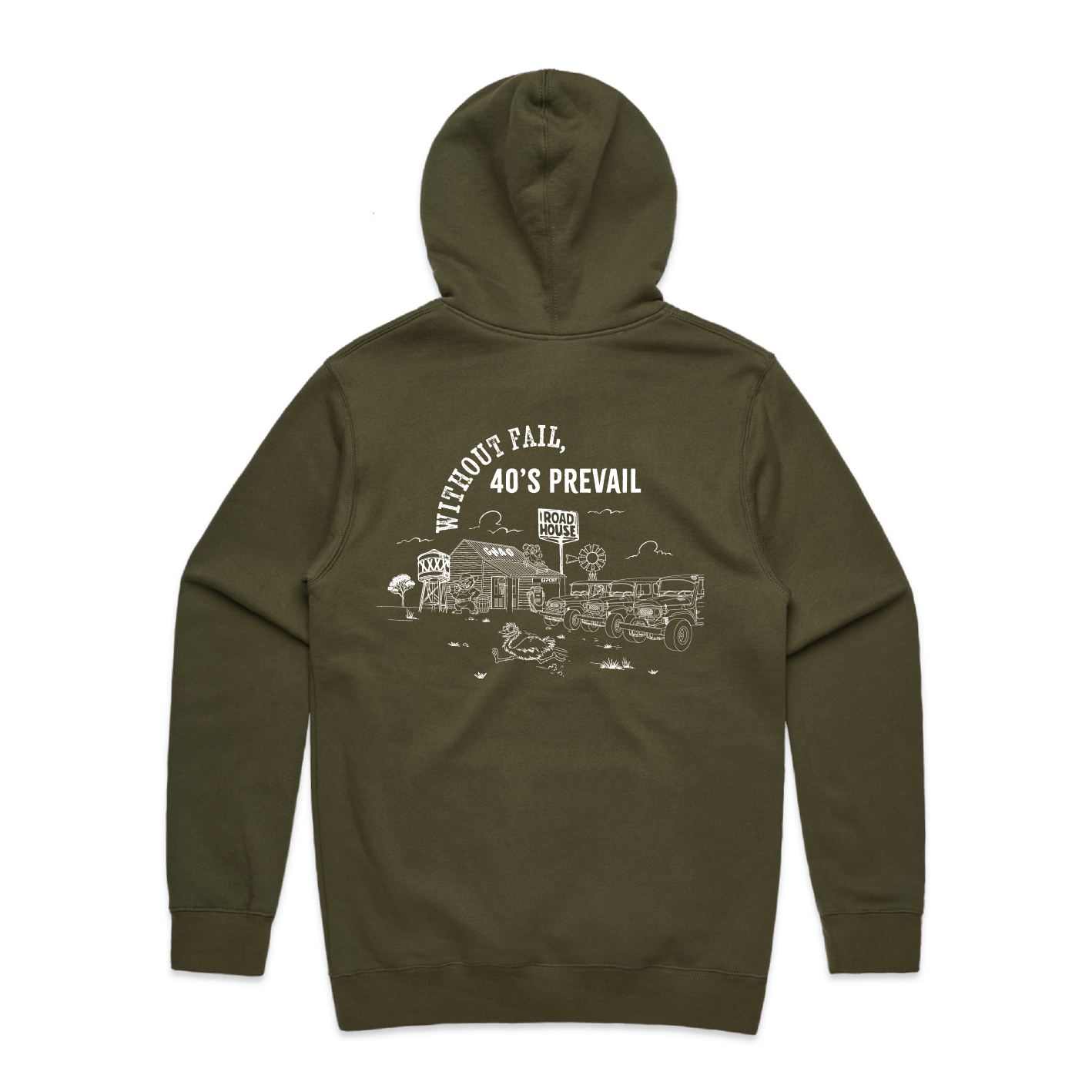 Without Fail, 40’s Prevail | Men's Hoodie