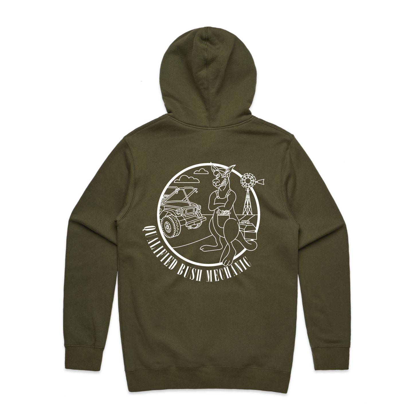 Qualified Bush Mechanic | Mens Hoodie