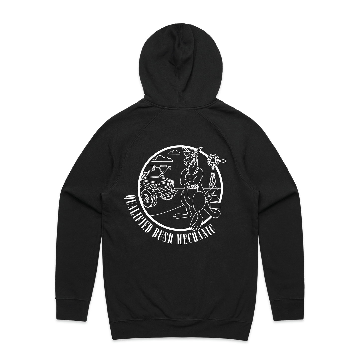Qualified Bush Mechanic | Mens Hoodie