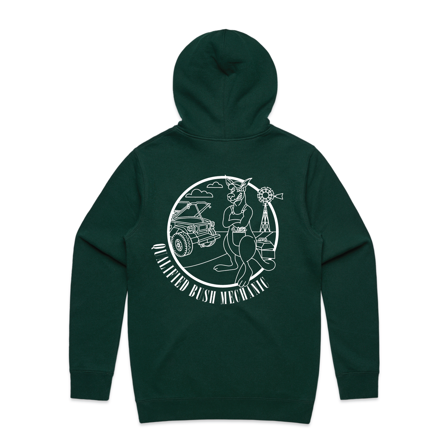 Qualified Bush Mechanic | Mens Hoodie