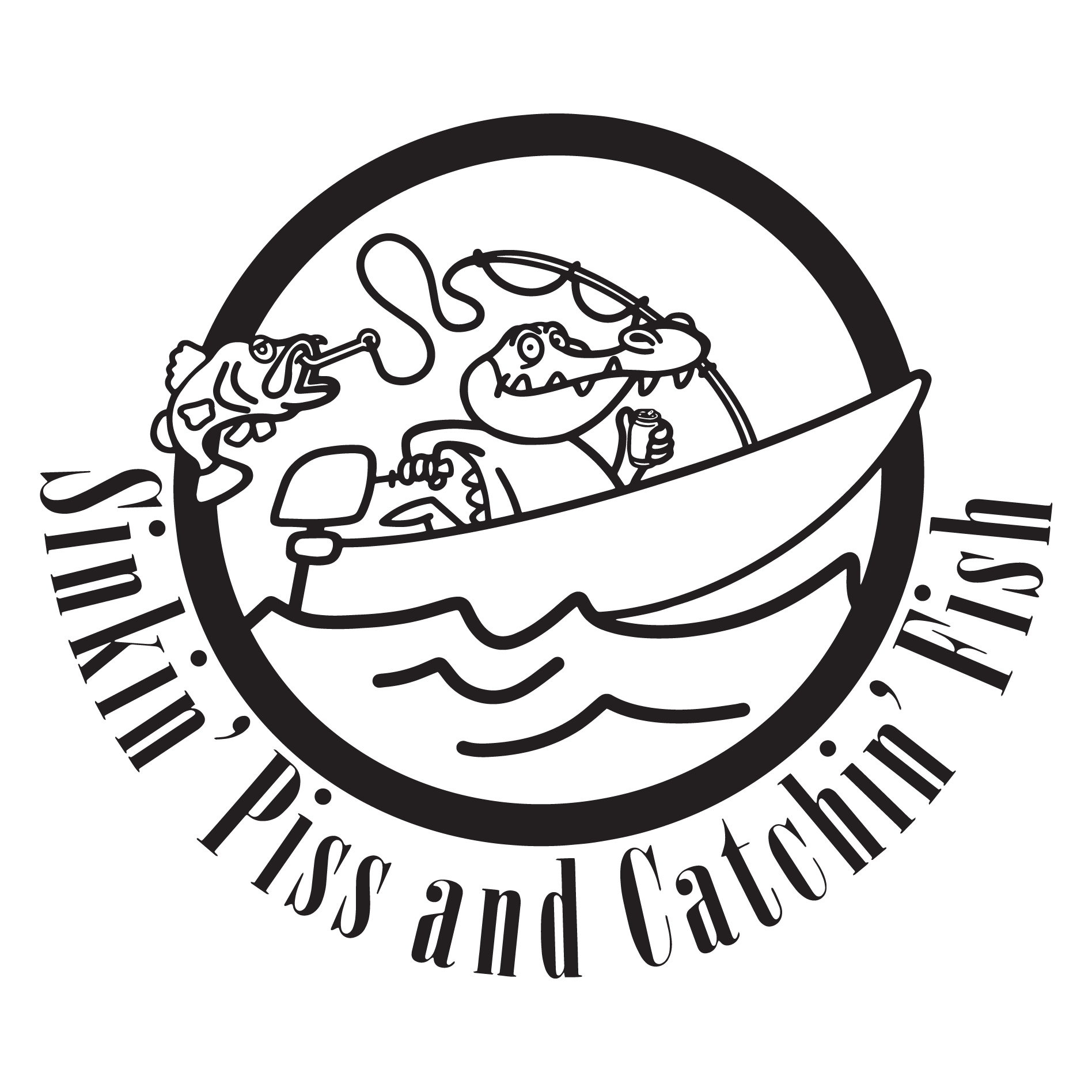 Inkin Fish Sinkin' Piss and Catchin' Fish – Cruzin’ Co.