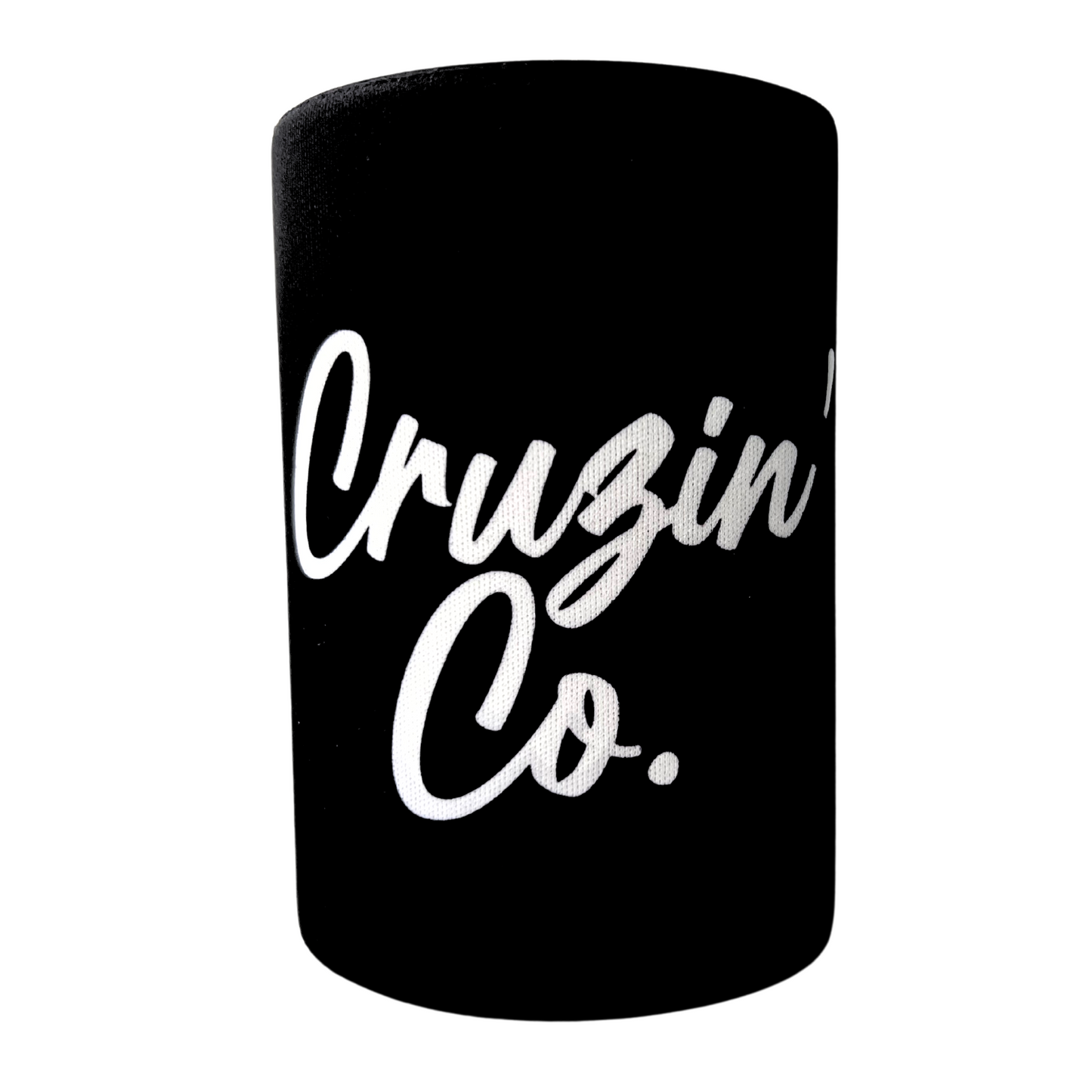 Cruzin' Co. Cursive Logo | Stubby Cooler