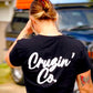 Cruzin' Co. Cursive Logo | Ladies Crop