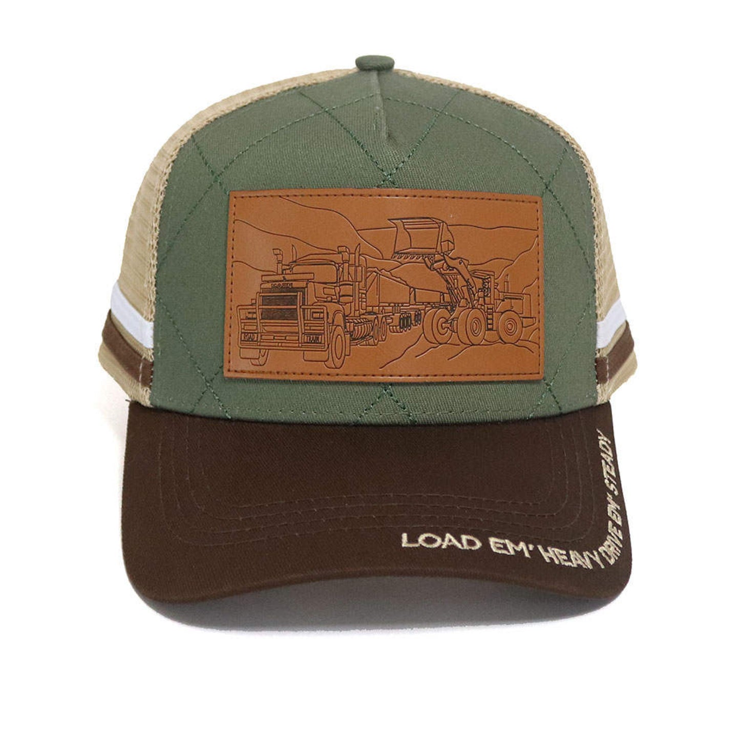 Load Em’ Heavy, Drive Em’ Steady | Trucker Cap