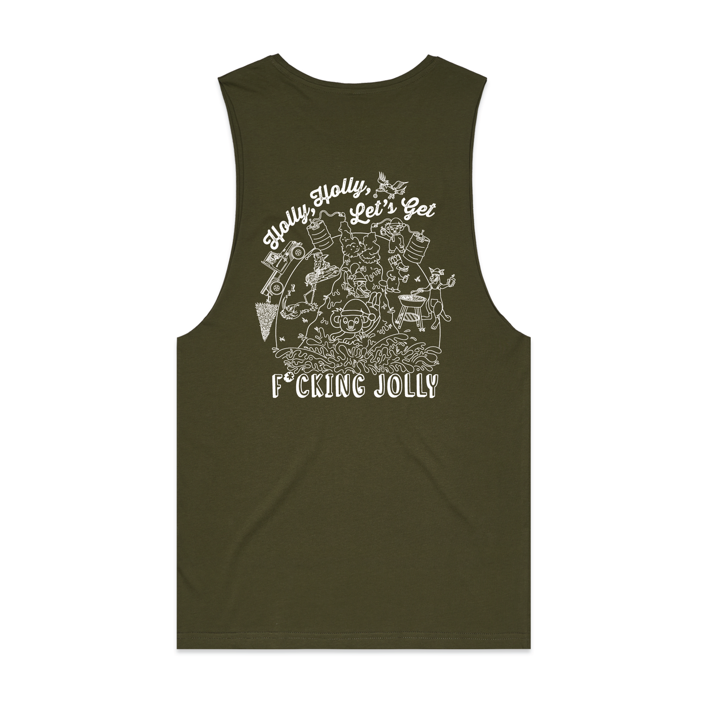 Holly Holly Let’s Get F*cking Jolly | Muscle Tank