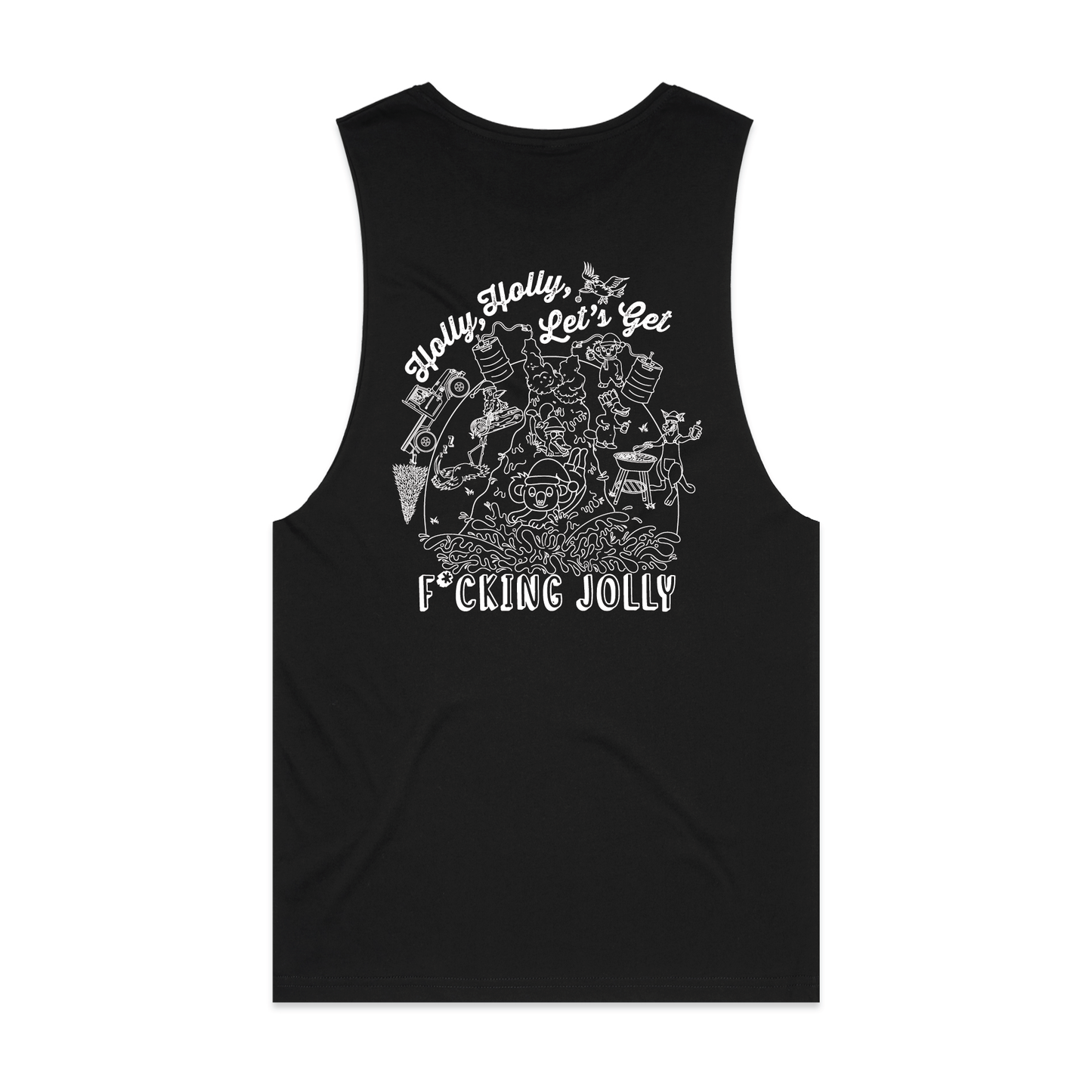 Holly Holly Let’s Get F*cking Jolly | Muscle Tank