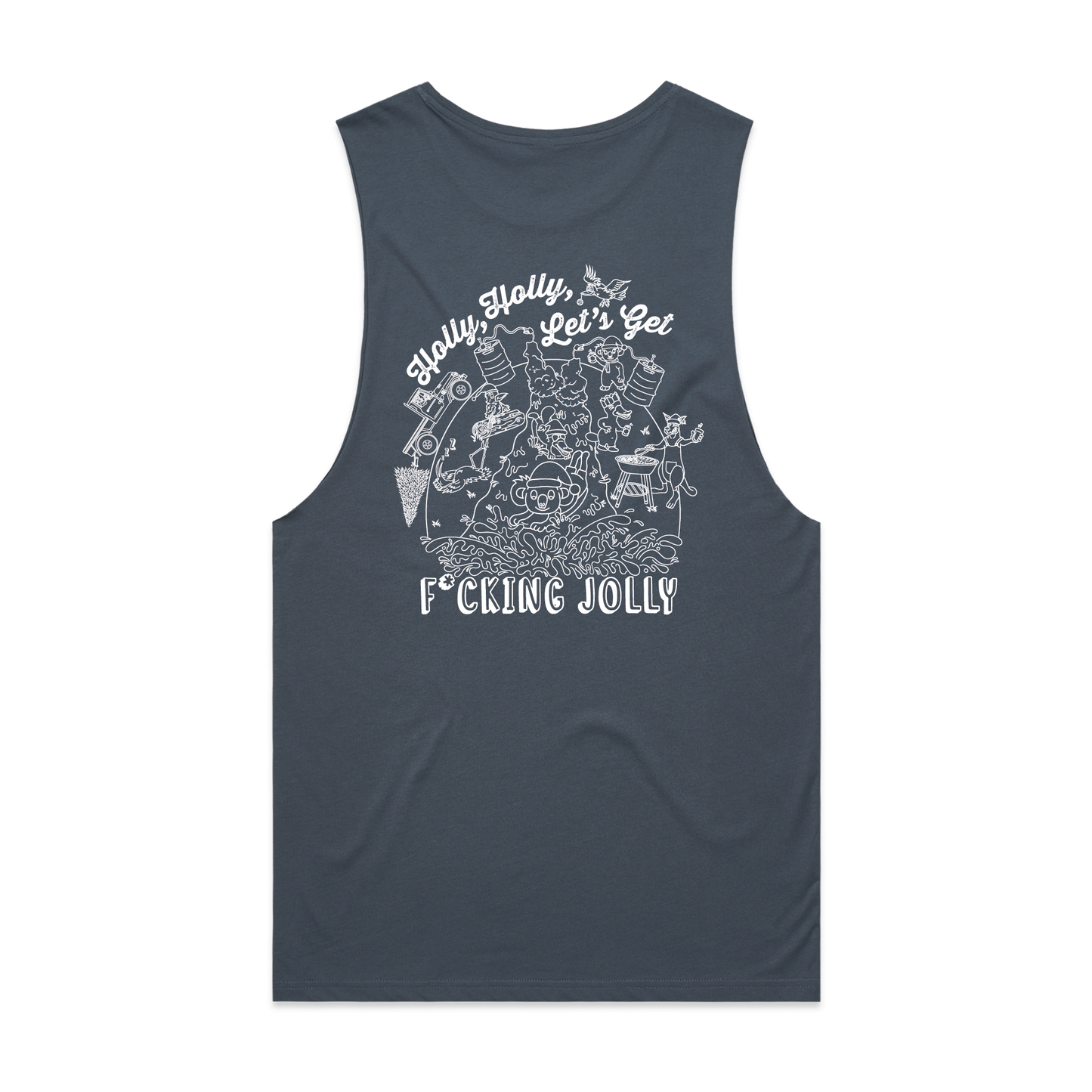 Holly Holly Let’s Get F*cking Jolly | Muscle Tank