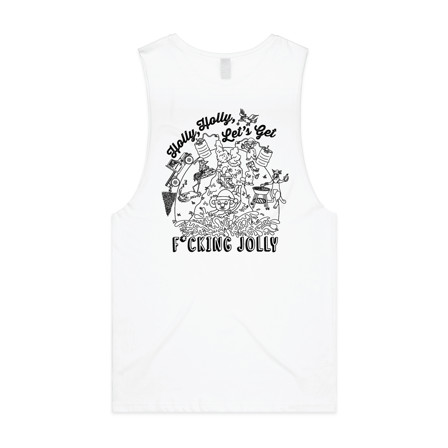 Holly Holly Let’s Get F*cking Jolly | Muscle Tank