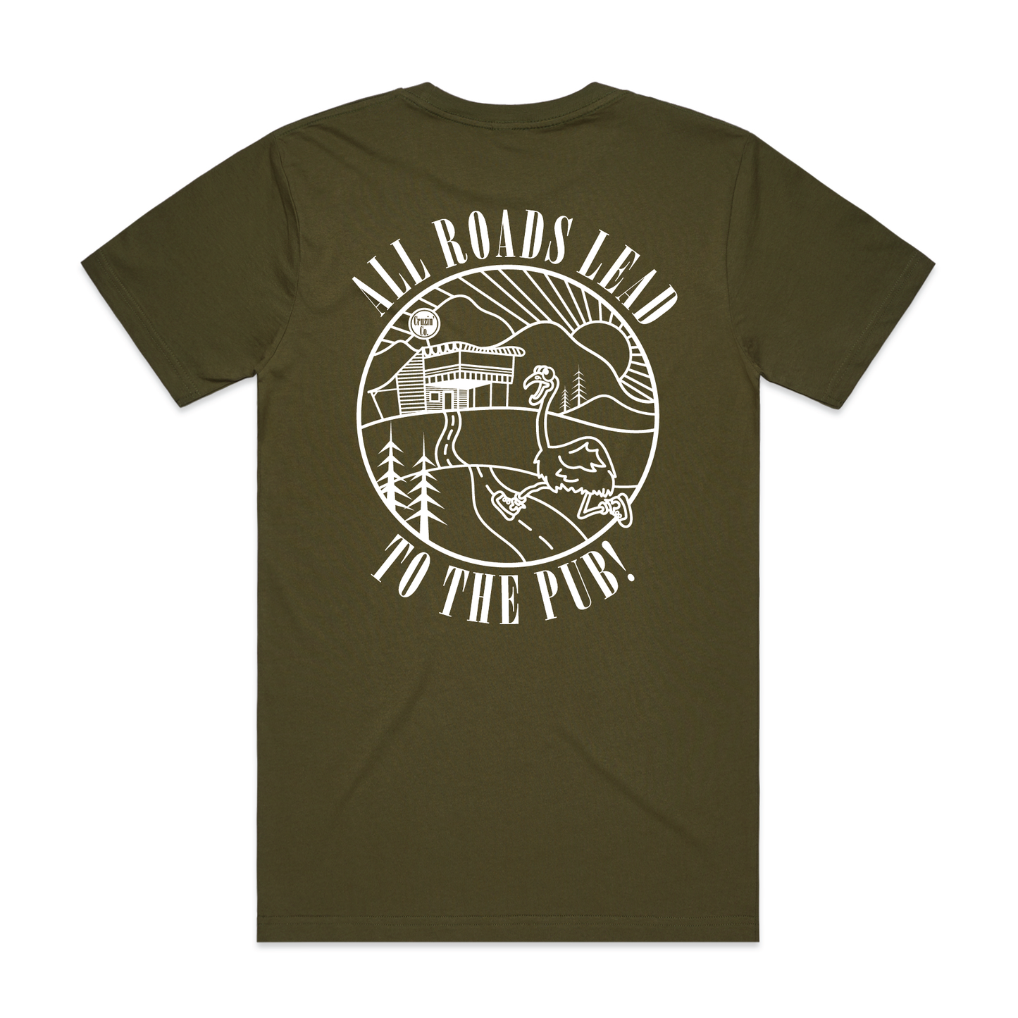 ORIG LOGO SALE! All Roads Lead To The Pub | Men’s Tee