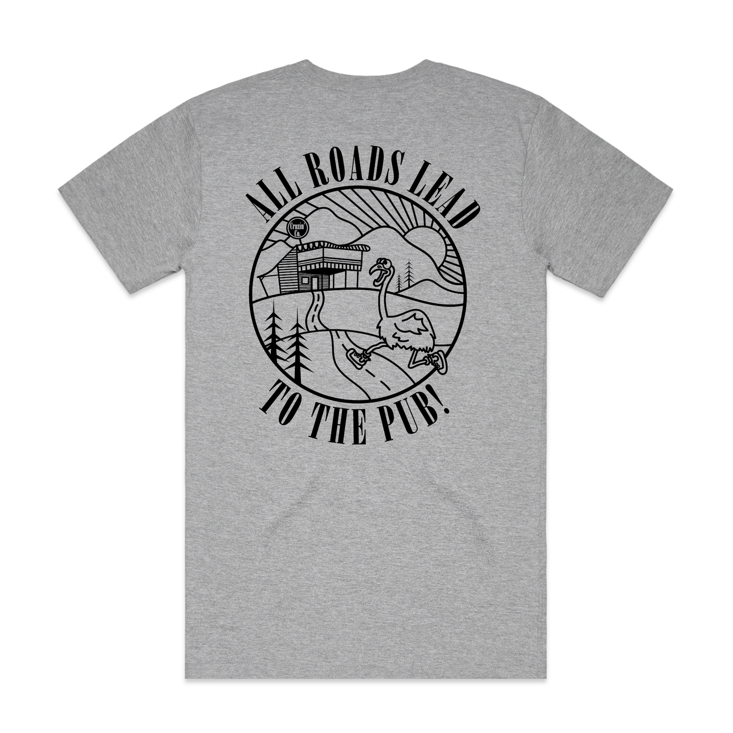 ORIG LOGO SALE! All Roads Lead To The Pub | Men’s Tee