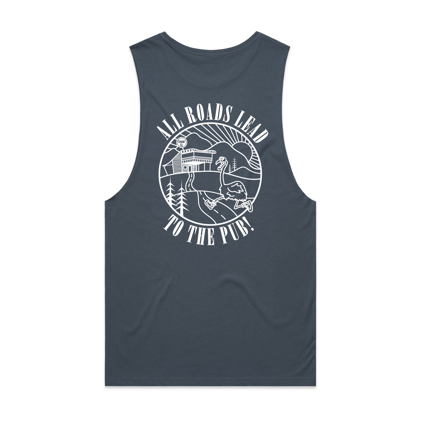 All Roads Lead To The Pub | Muscle Tank