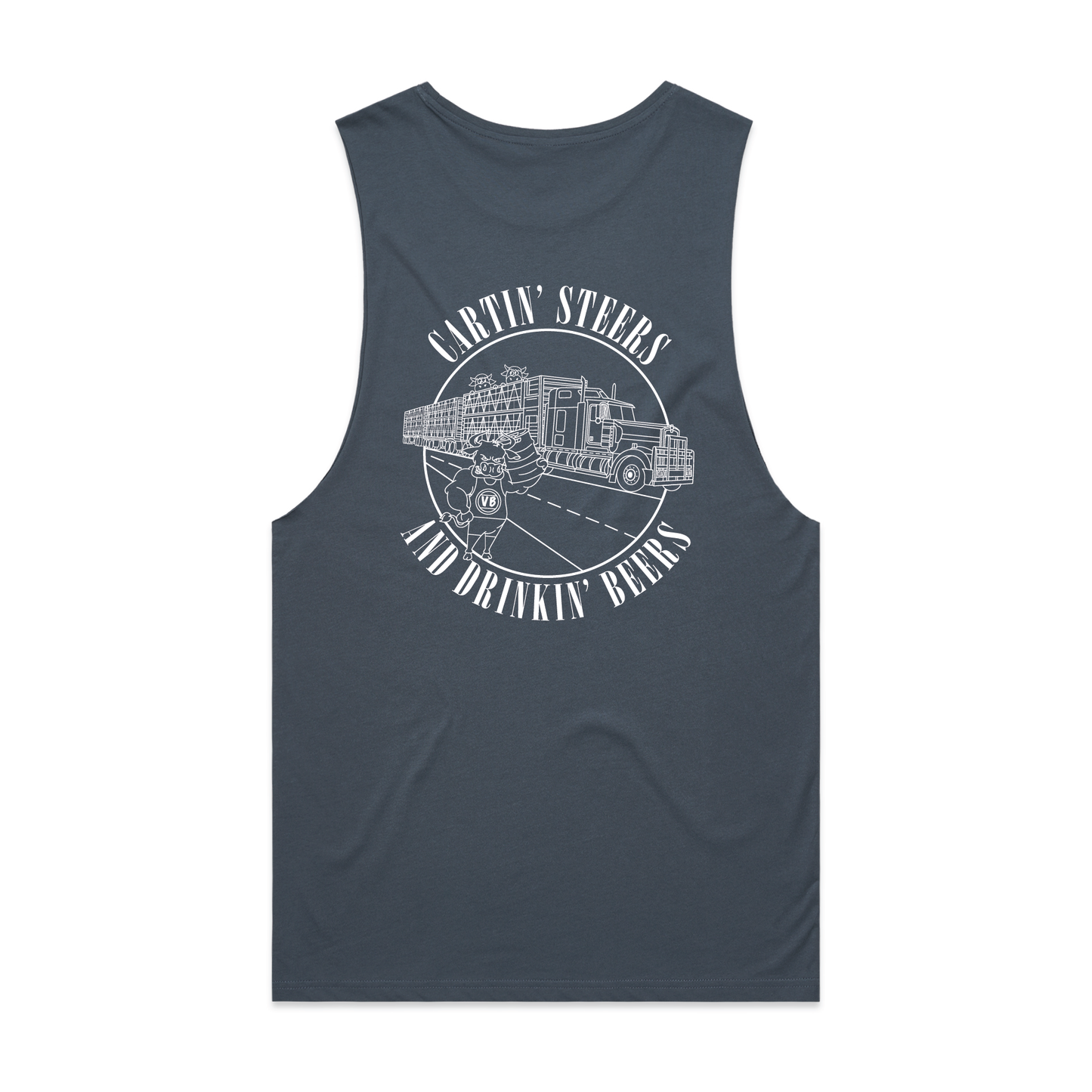 Cartin' Steers and Drinkin' Beers | Muscle Tank