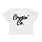 Cruzin' Co. Cursive Logo | Ladies Crop