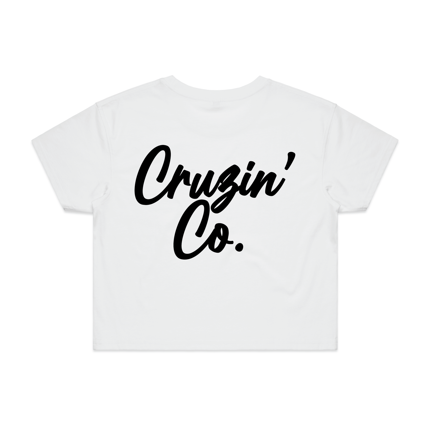 Cruzin' Co. Cursive Logo | Ladies Crop