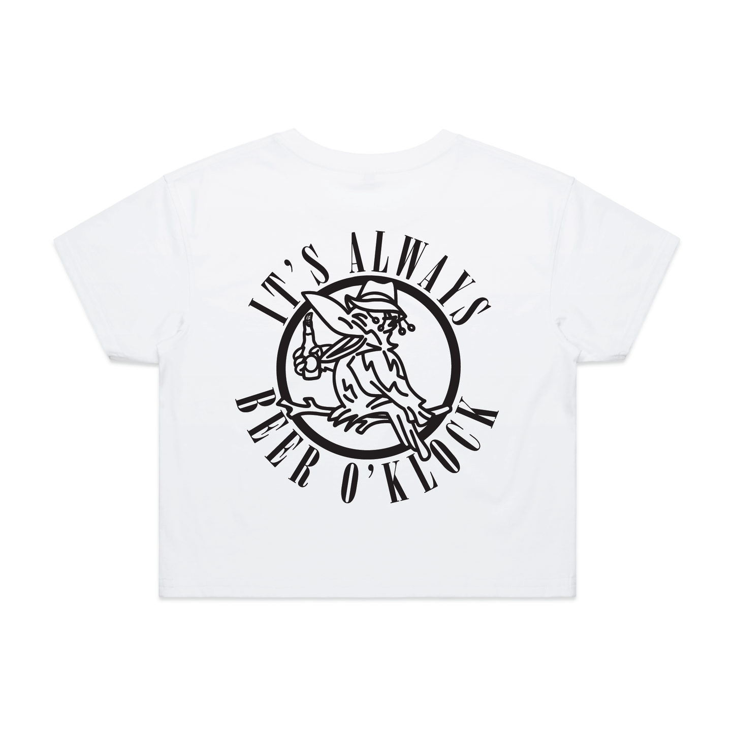 It's Always Beer O'Klock | Ladies Crop
