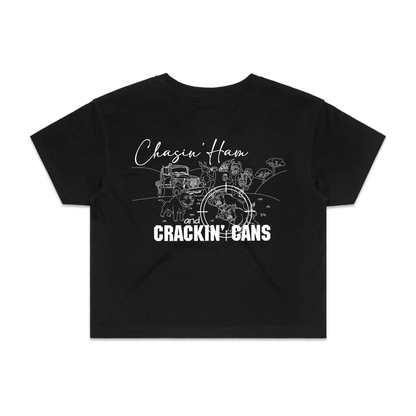 Chasin' Ham and Crackin' Cans  | Ladies Crop