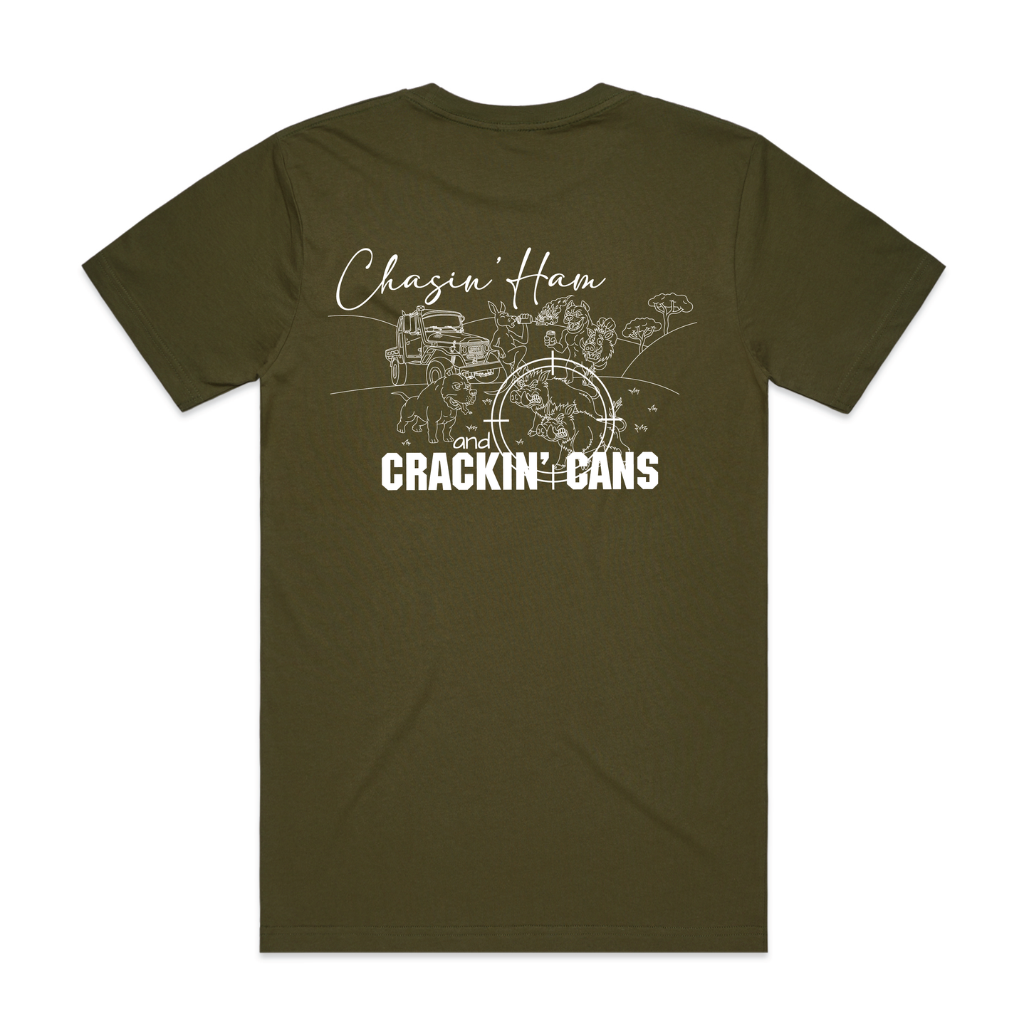 Chasin' Ham and Crackin' Cans | Men’s Tee