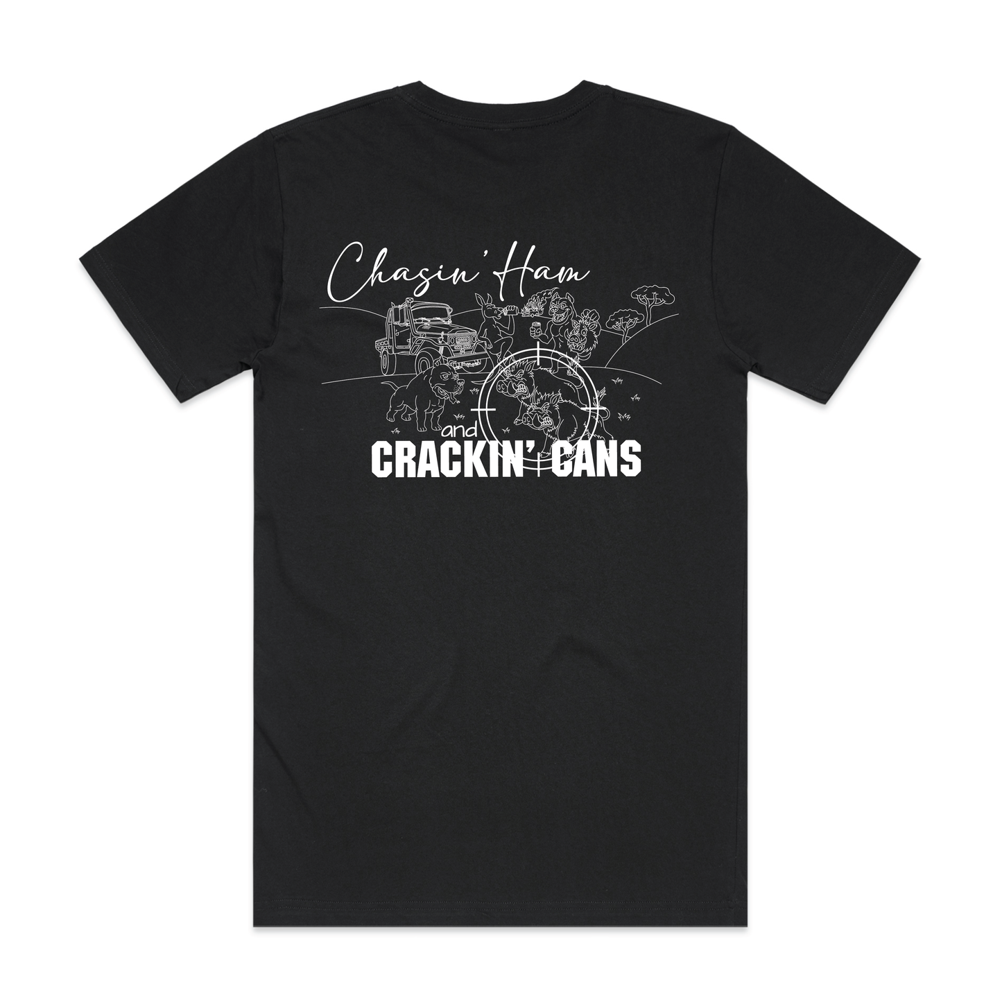 Chasin' Ham and Crackin' Cans | Men’s Tee