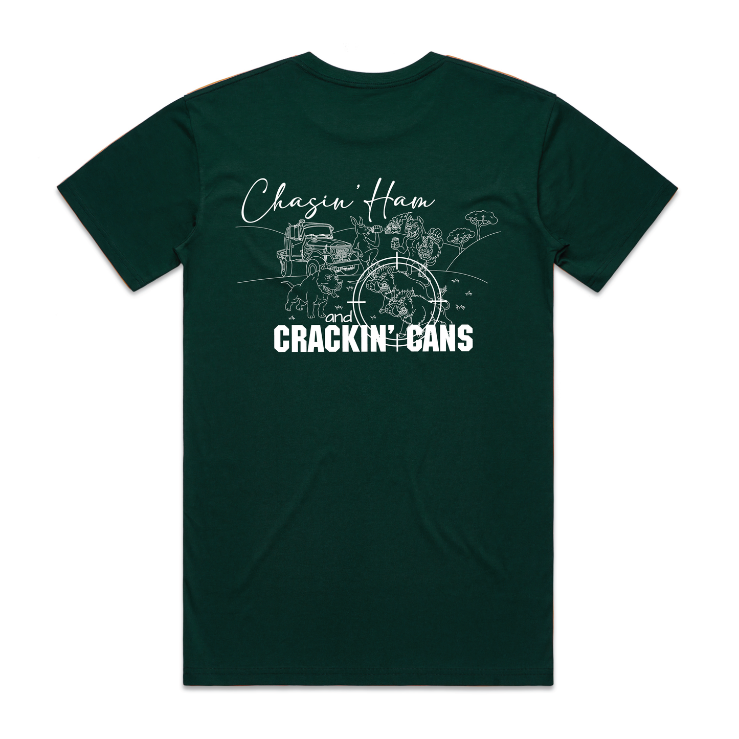 Chasin' Ham and Crackin' Cans | Men’s Tee
