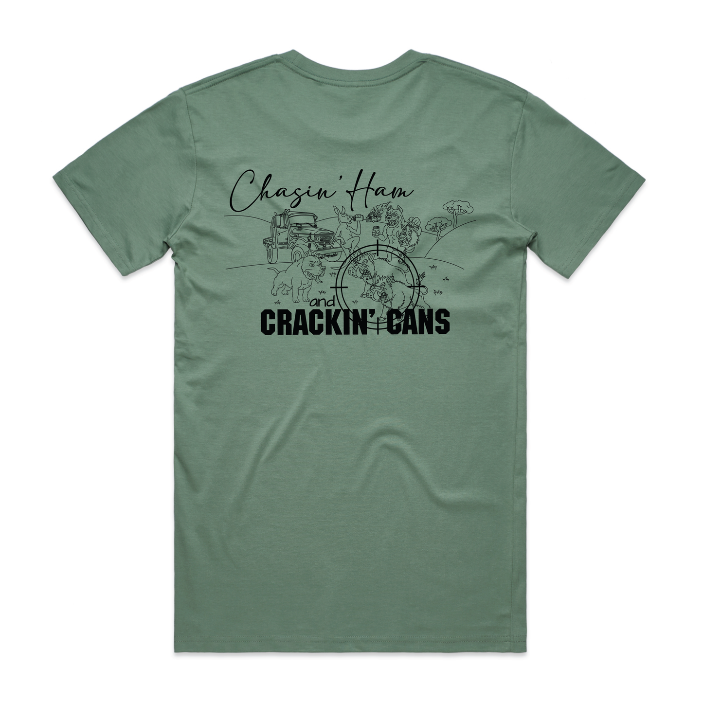 Chasin' Ham and Crackin' Cans | Men’s Tee