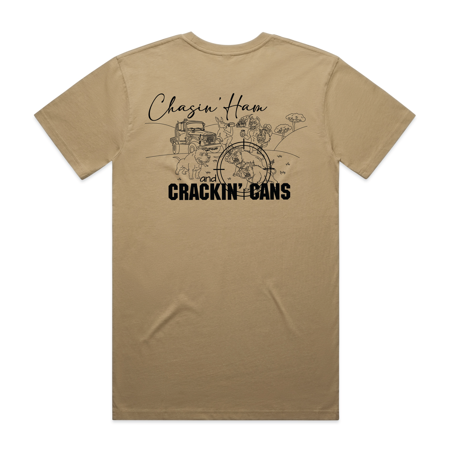 Chasin' Ham and Crackin' Cans | Men’s Tee