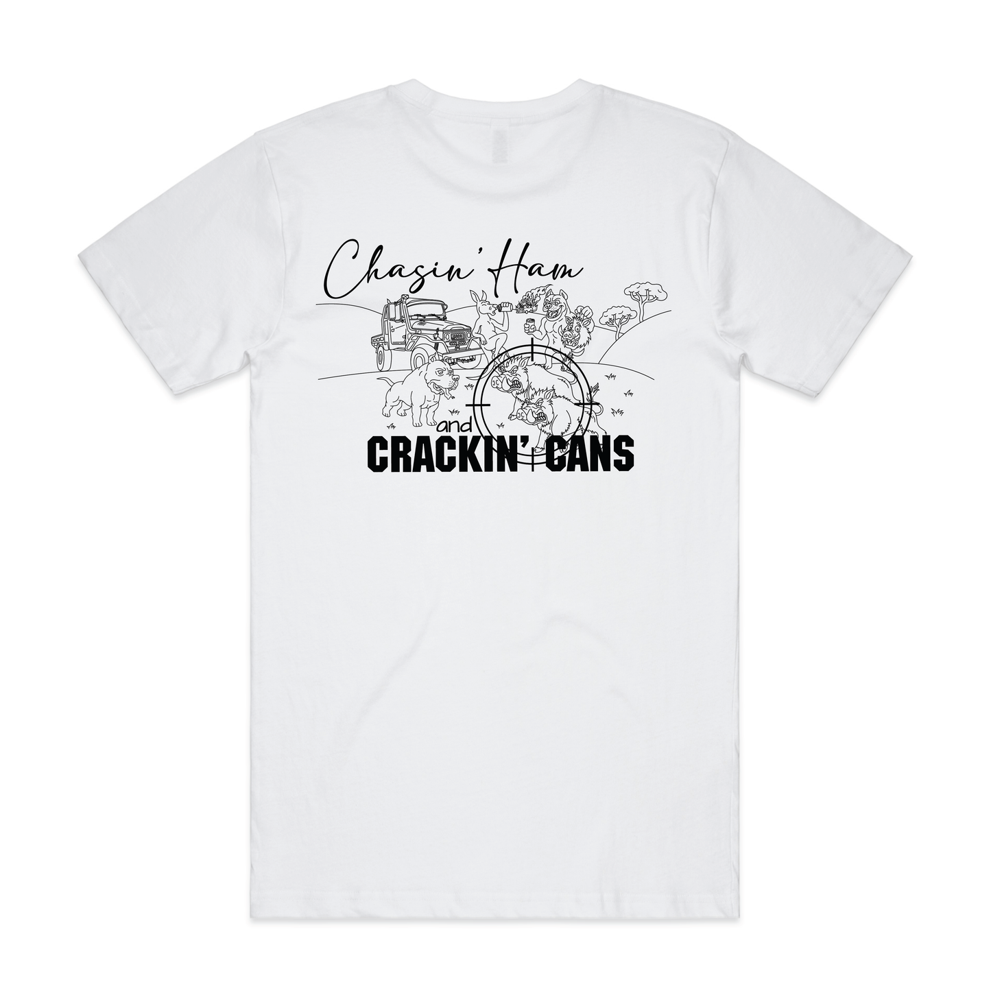 Chasin' Ham and Crackin' Cans | Men’s Tee