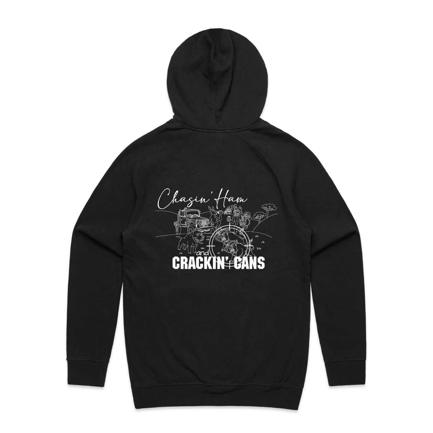 Chasin' Ham and Crackin' Cans | Men's Hoodie
