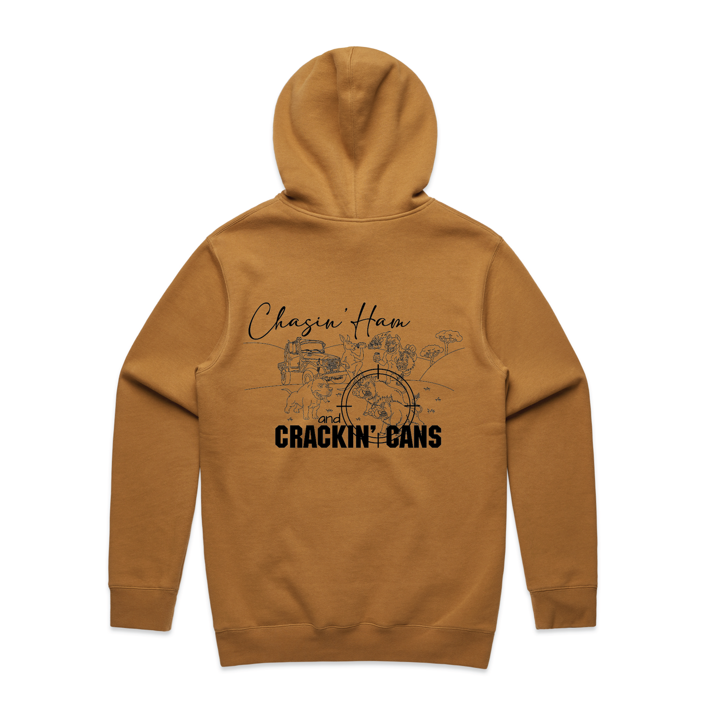 Chasin' Ham and Crackin' Cans | Men's Hoodie