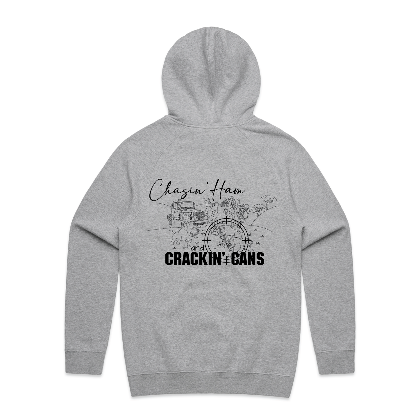 Chasin' Ham and Crackin' Cans | Men's Hoodie