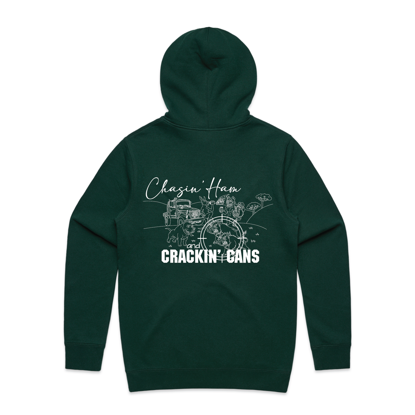 Chasin' Ham and Crackin' Cans | Men's Hoodie