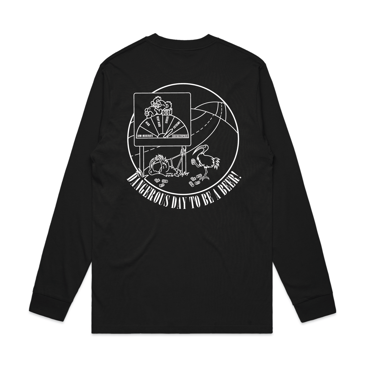 Dangerous Day To Be A Beer | Mens Long Sleeve