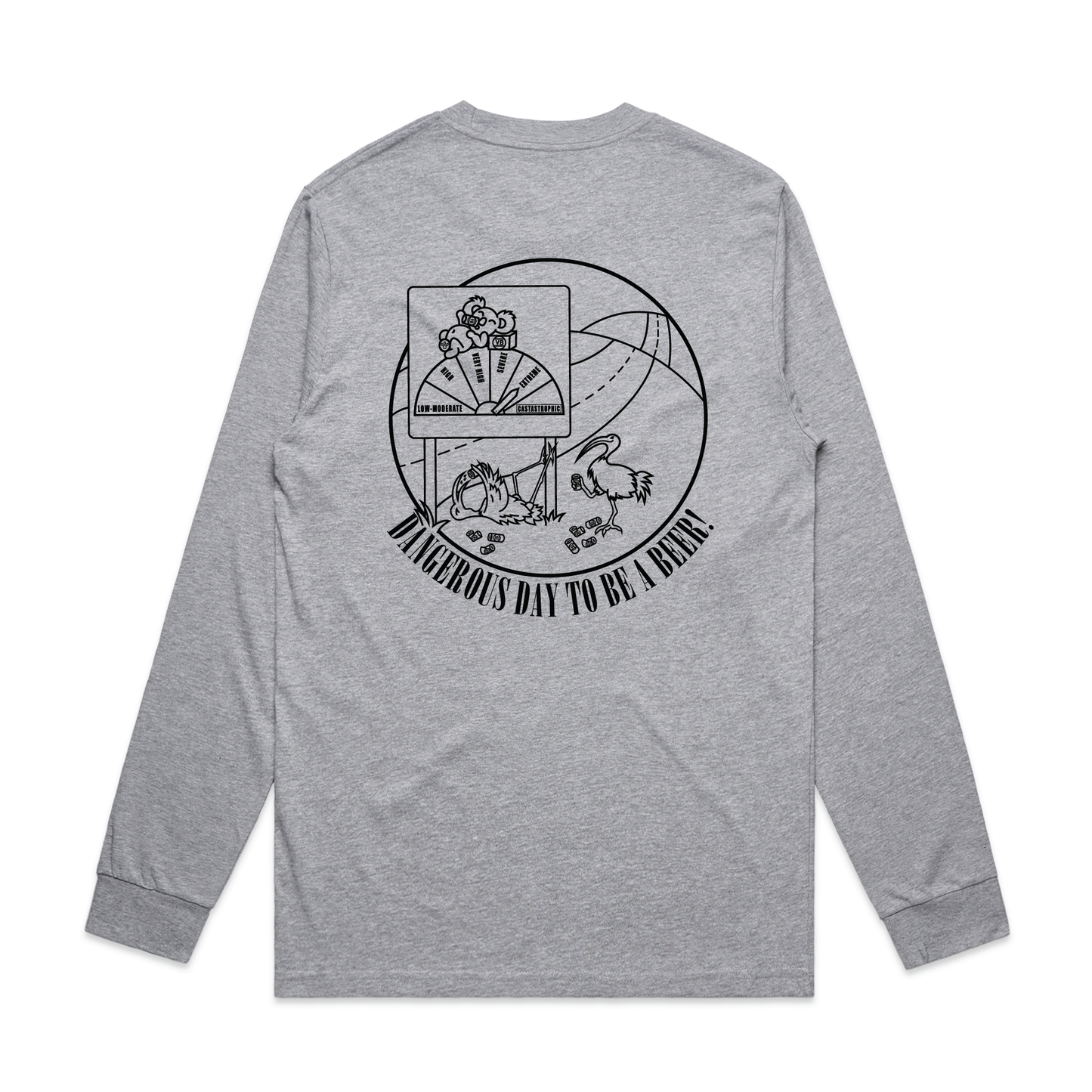 Dangerous Day To Be A Beer | Mens Long Sleeve