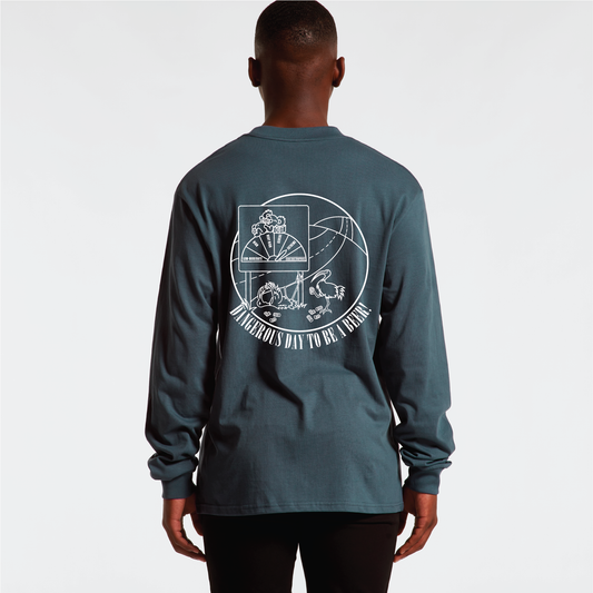 Dangerous Day To Be A Beer | Mens Long Sleeve