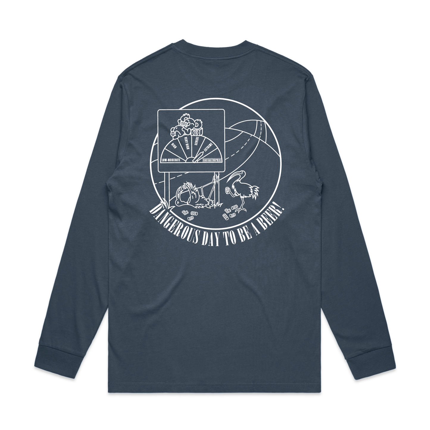 Dangerous Day To Be A Beer | Mens Long Sleeve