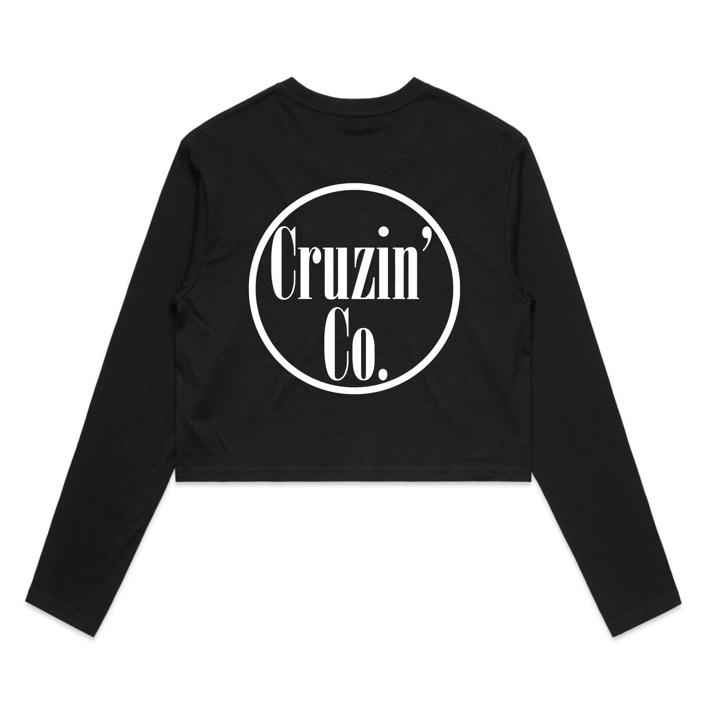 Original Cruzin' Co. Logo | Ladies Long Sleeve Crop