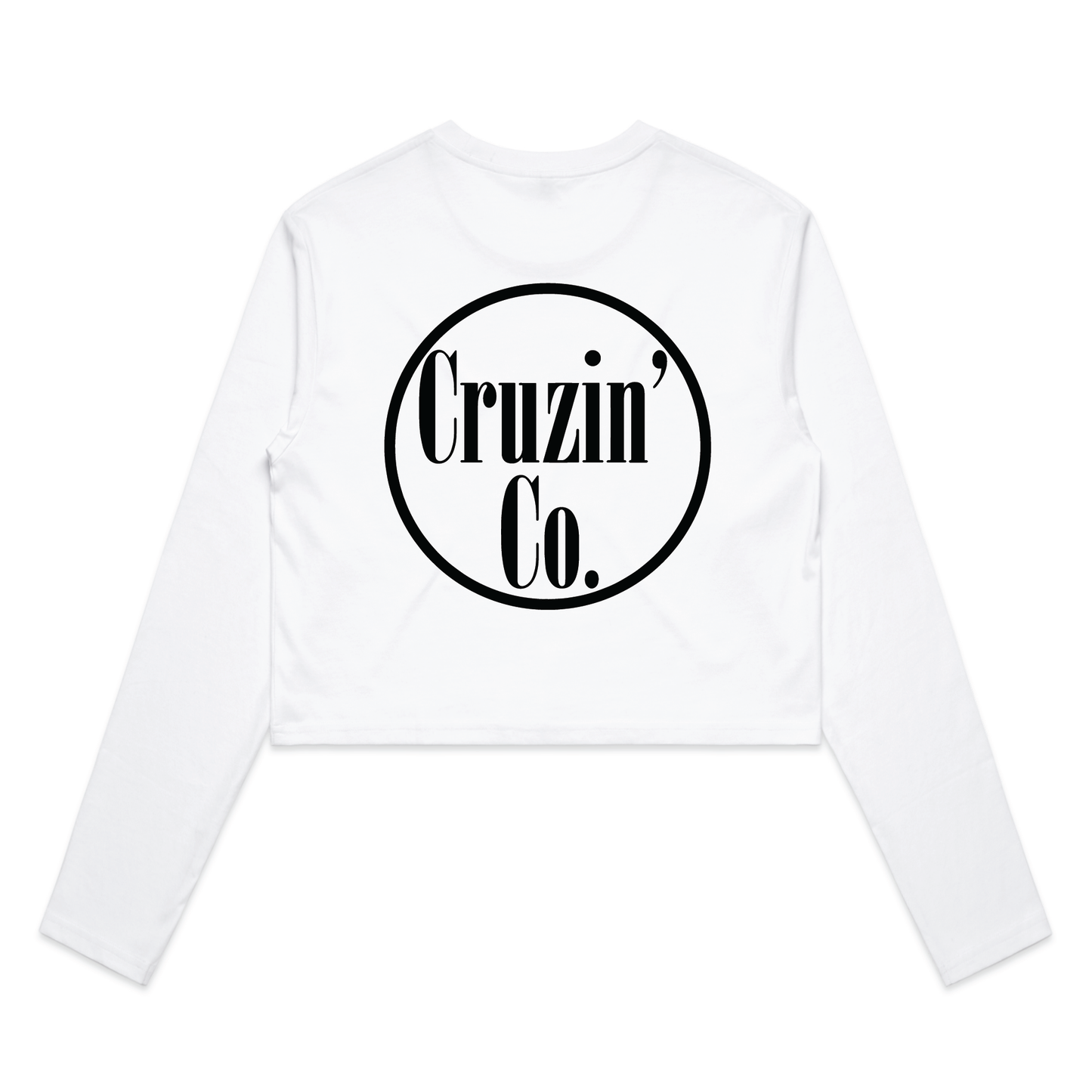 Original Cruzin' Co. Logo | Ladies Long Sleeve Crop