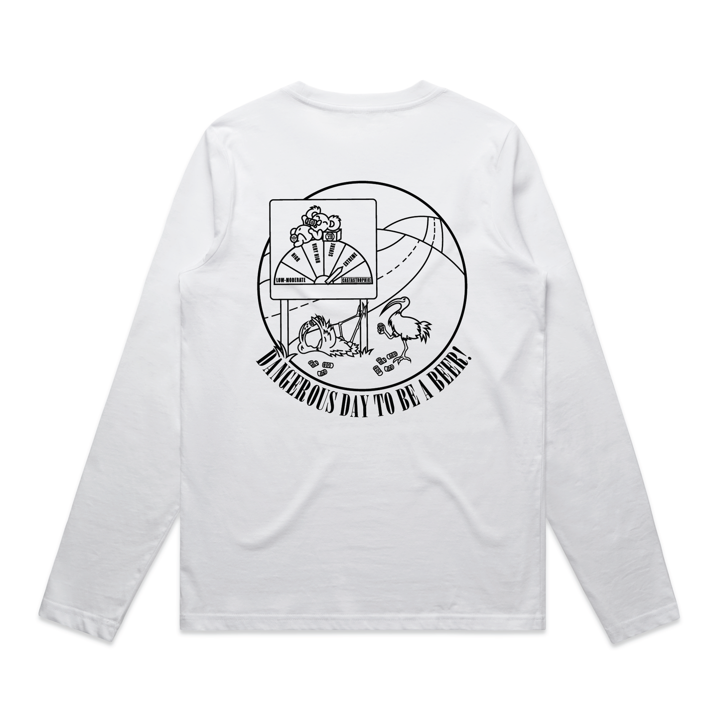 Dangerous Day To Be A Beer | Ladies Long Sleeve