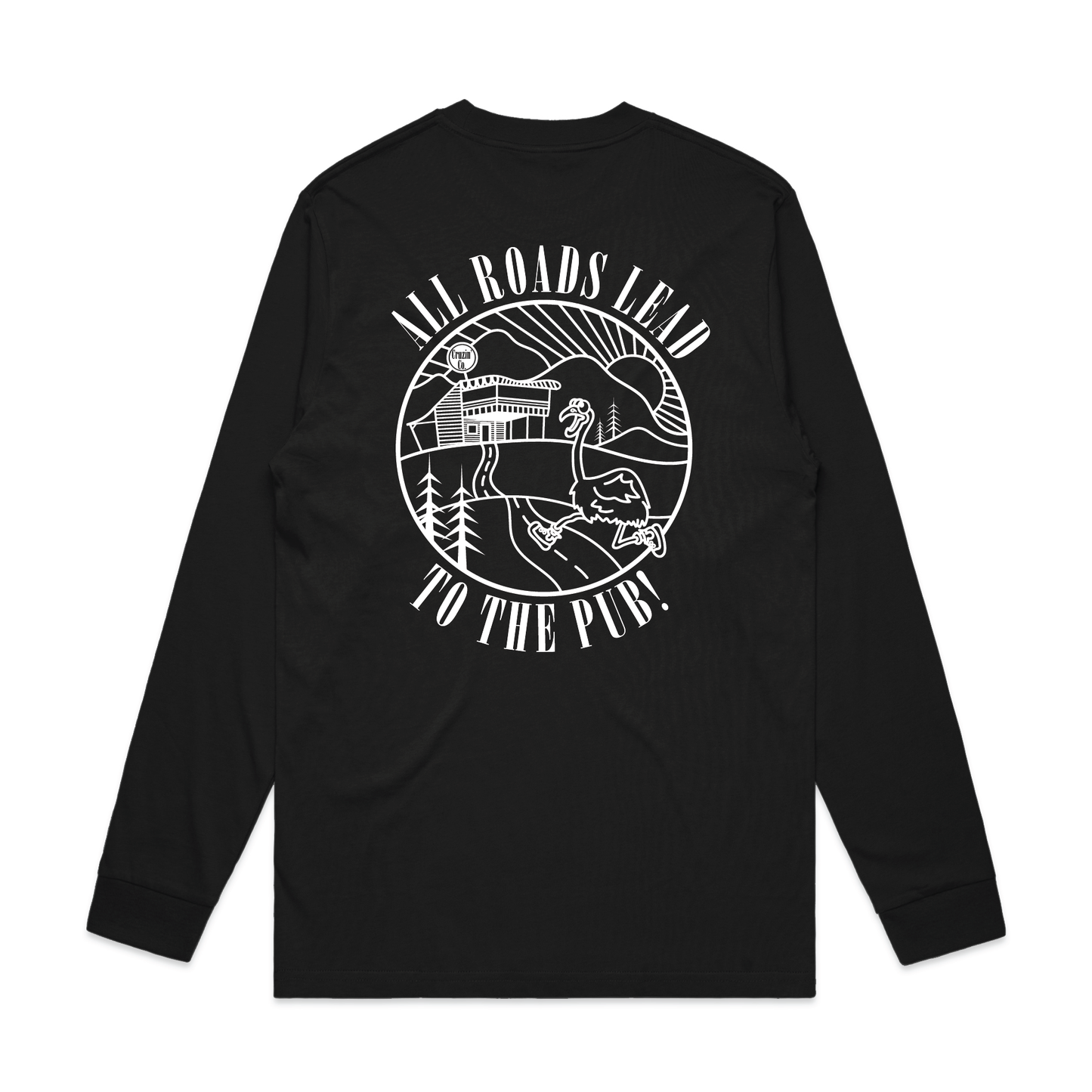 All Roads Lead To The Pub | Mens Long Sleeve