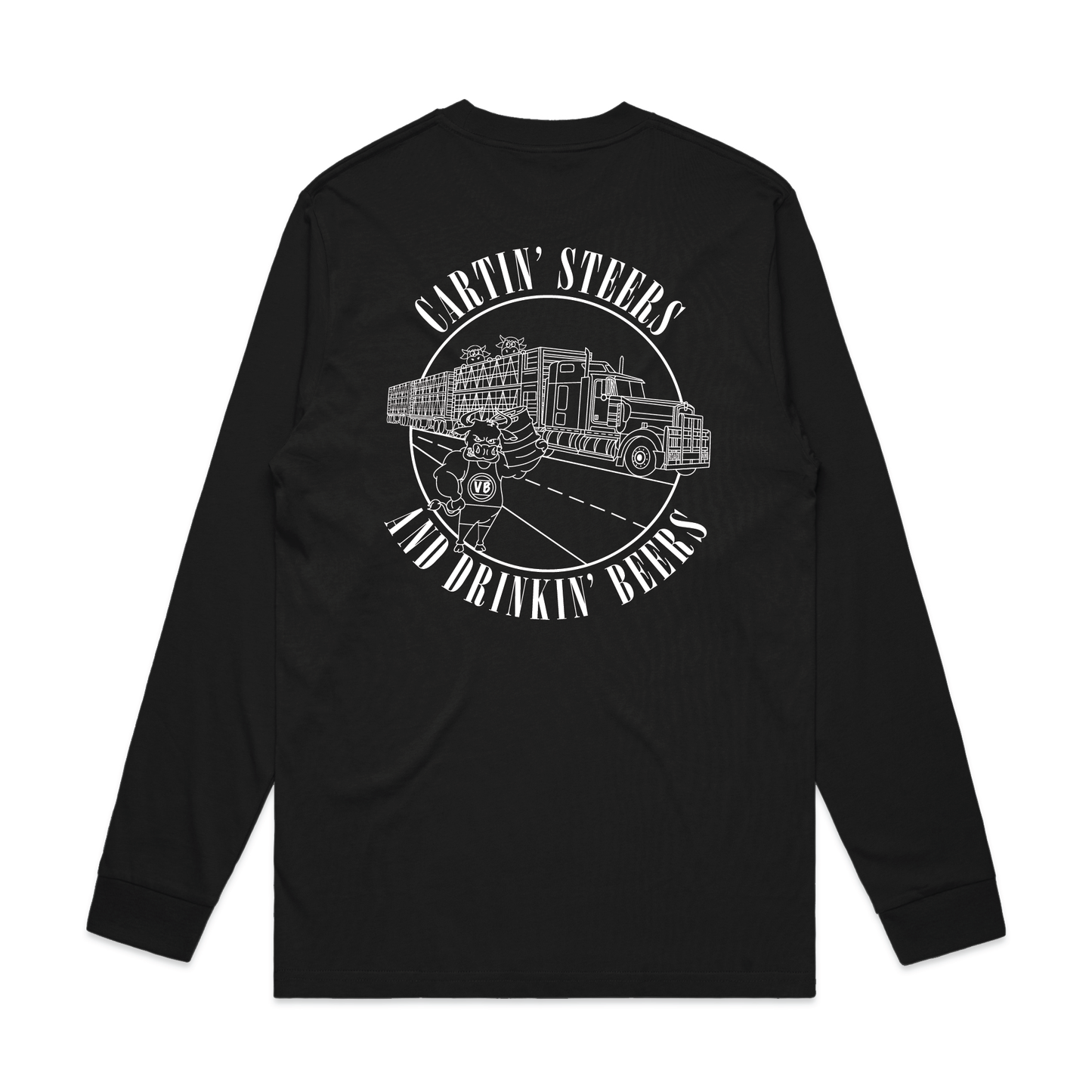 Cartin’ Steers and Drinking Beers | Mens Long Sleeve