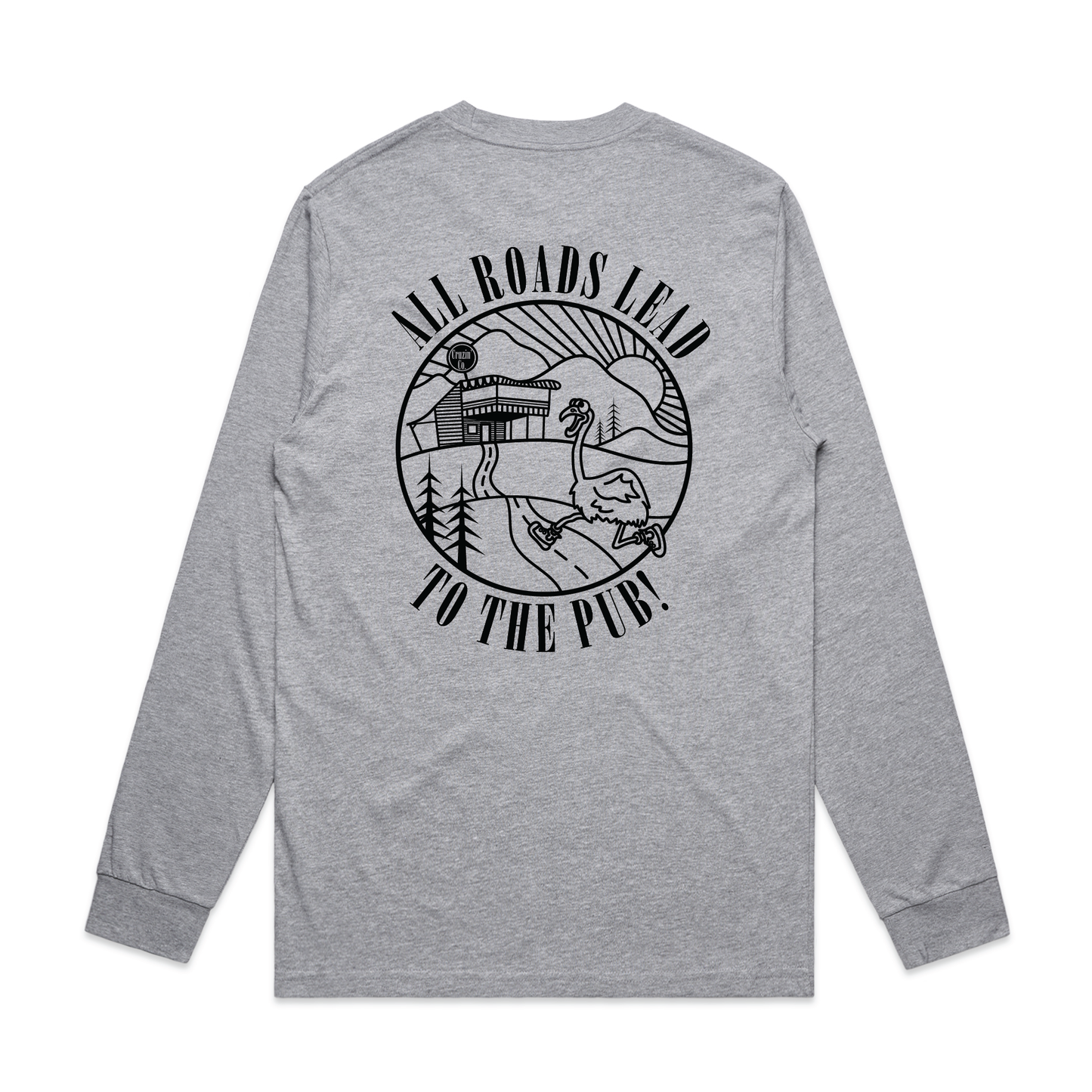 All Roads Lead To The Pub | Mens Long Sleeve