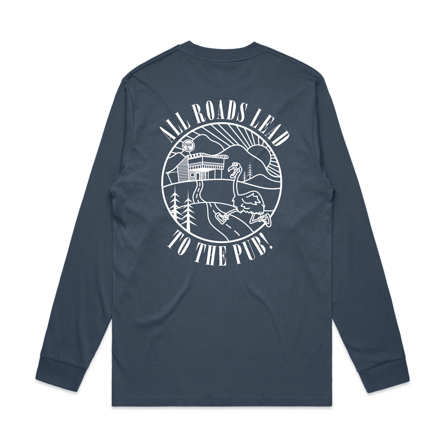 All Roads Lead To The Pub | Mens Long Sleeve