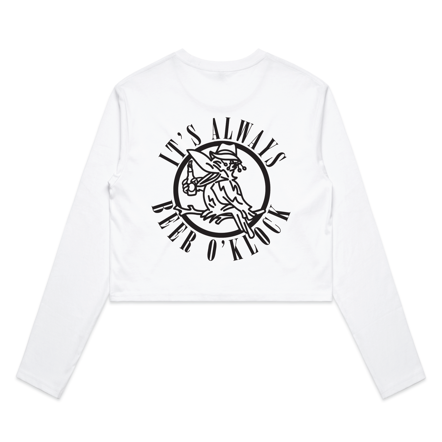 It's Always Beer O'Klock | Ladies Long Sleeve Crop